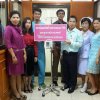 ประธานกรรมการสหกรณ์ออมทรัพย์โรงพยาบาลระนอง จำกัด พร้อมคณะกรรมการและเจ้าหน้าที่สหกรณ์ มอบเครื่องมือแพทย์ เครื่องให้สารน้ำทางหลอดเลือดดำ มูลค่า 50,000 บาท มอบให้ผู้อำนวยการโรงพยาบาลระนอง
